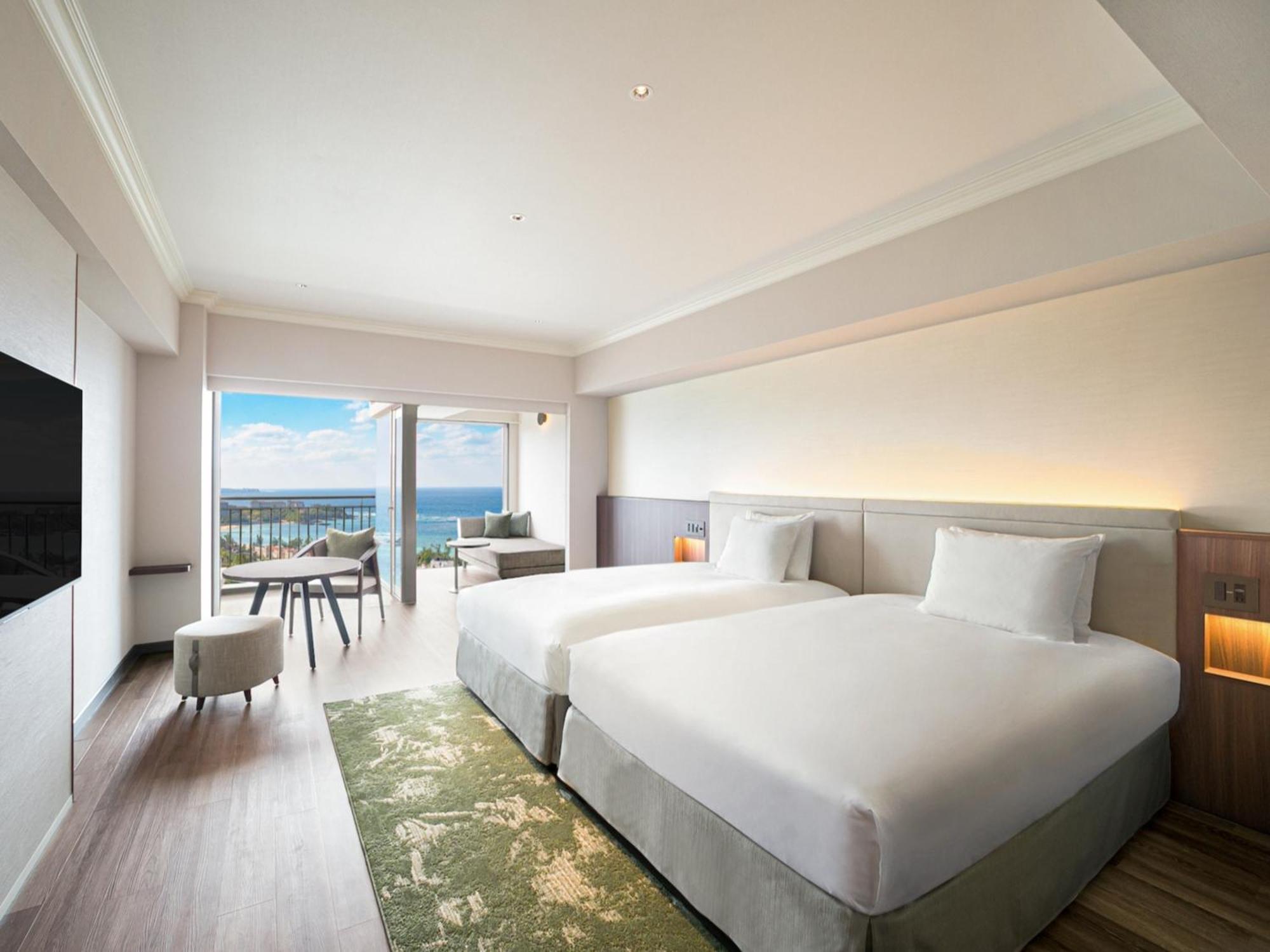 منتجع وسبا أوكيناوا ماريوت ناغُ المظهر الخارجي الصورة Deluxe Ocean View Room